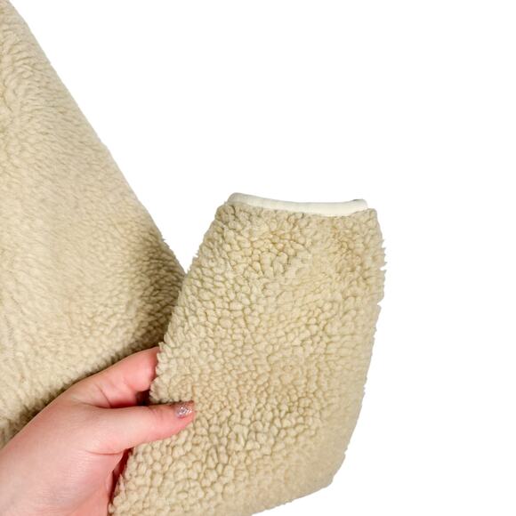 Patagonia Sherpa Fleece Full Zip Mesh Lined Outdoors Jacket Medium Lightweight - Picture 7 of 11